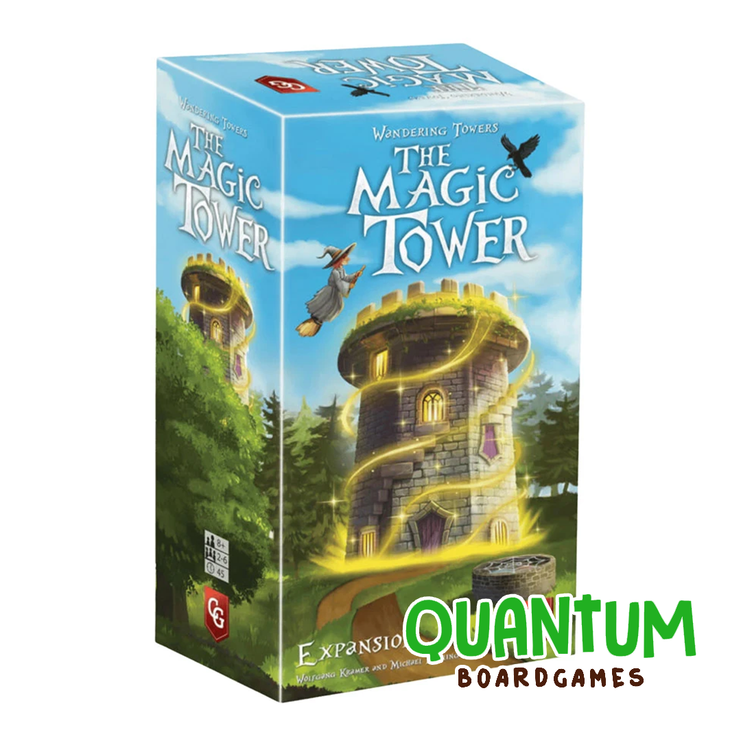 Wandering Towers The Magic Tower Expansion caja juego mesa Capstone Games módulos