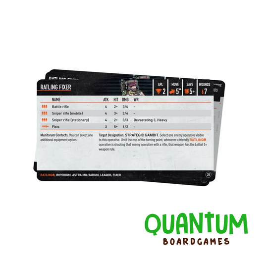Datacards: Kill Team - Ratlings - Inglés