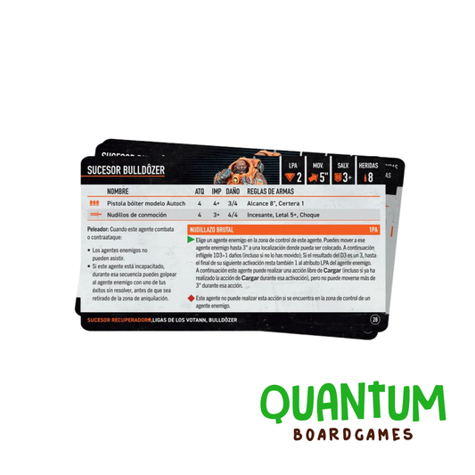 Datacards: Kill Team - Heathkyn Salvagers - Español
