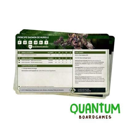 Datasheet Cards: Death Guard 2025 - Español