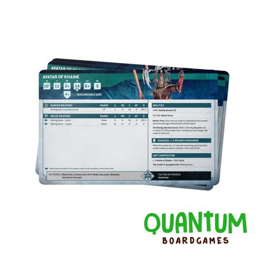 Datasheet Cards: Aeldari 2024 - Inglés