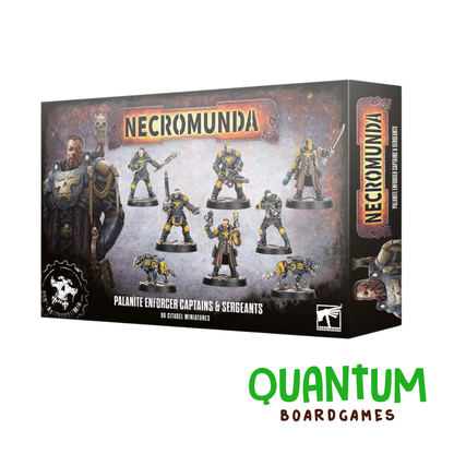 Necromunda: Palanite Enforcer Captains and Sergeants