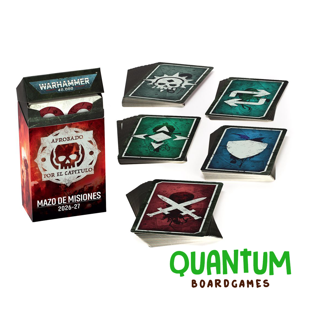 Chapter Approved Mission Deck Warhammer 40K 11ª edición español cartas oficiales