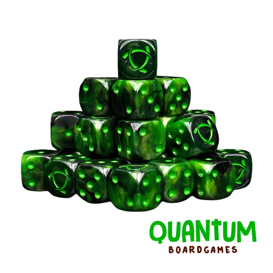 BARON OF DICE WARP RUNE DICE X25 DICE ROUND CORNER (SKAVEN)