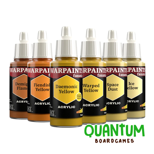 Set Warpaints Fanatic Triad Yellows Army Painter - 3 pinturas amarillos miniaturas