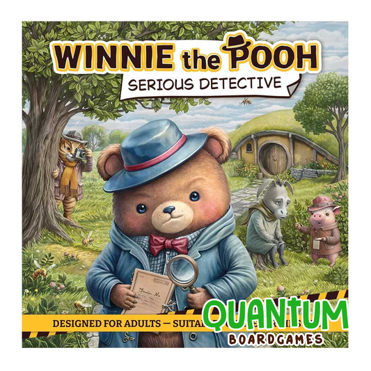 Winnie the Pooh Serious Detective juego de mesa deducción familiar inglés