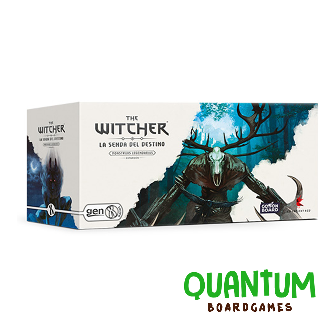 The Witcher La Senda del Destino Monstruos Legendarios Expansión Español caja juego mesa