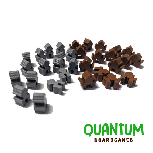 Barrage Wooden Machineries Pack Expansion - Maquinaria de madera premium para juego de mesa estratégico
