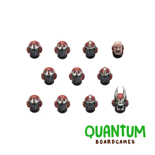 Word Bearers: MkVI Heads  – Forge World