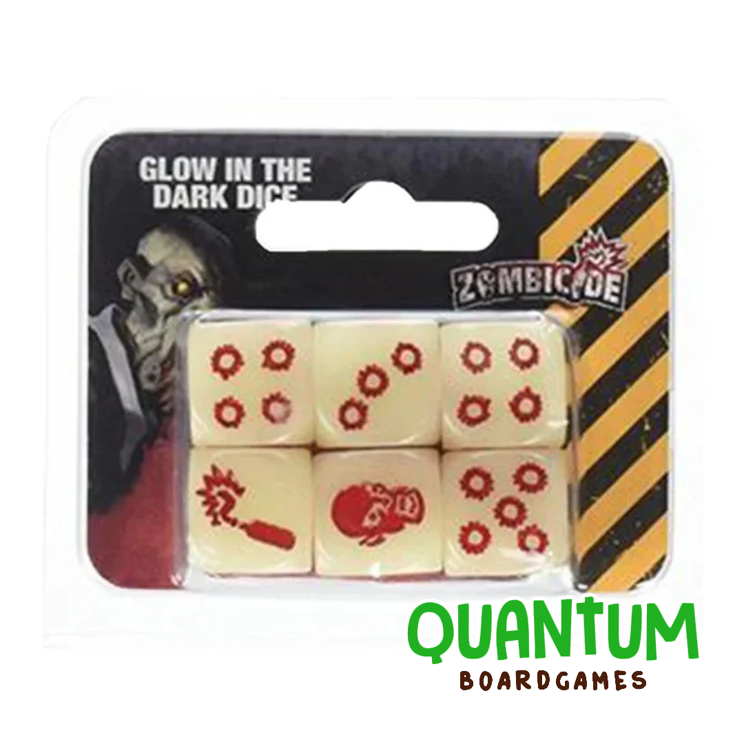Zombicide: Glow in the Dark Dice (6) – Inglés
