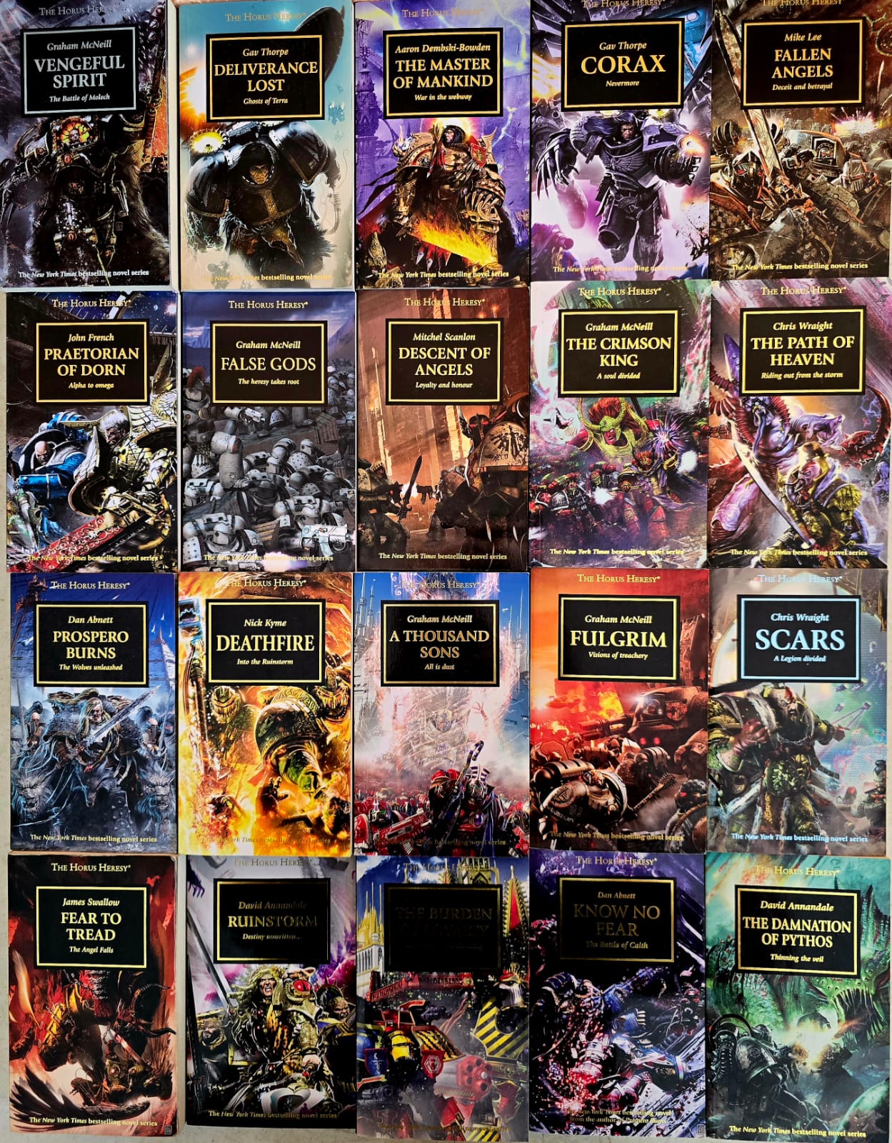 Horus Heresy:  Paquete de libros y extras (muchos fuera de producción) - Ingles