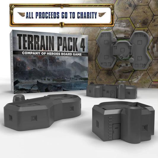 Megabúnker 3 piezas Terrain Pack 4 Company of Heroes Segunda Edicion