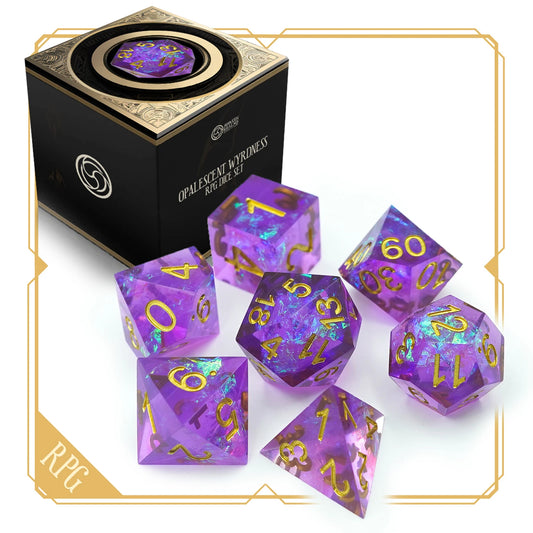 AWAKEN REALMS OPALESCENT WYRDNESS RPG DICE SET