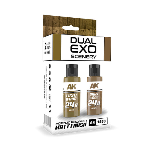 DUAL EXO LIGHT WOOD & DARK WOOD