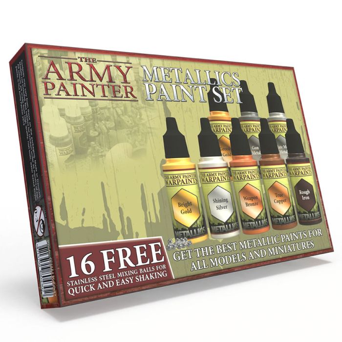 THE ARMY PAINTER WARPAINTS METALLIC PAINT SET