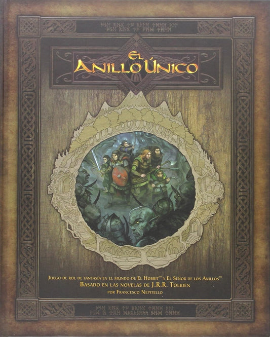 LIBRO DE ROL EL ANILLO UNICO LIBRO LIBRO BASE EN ESPAÑOL