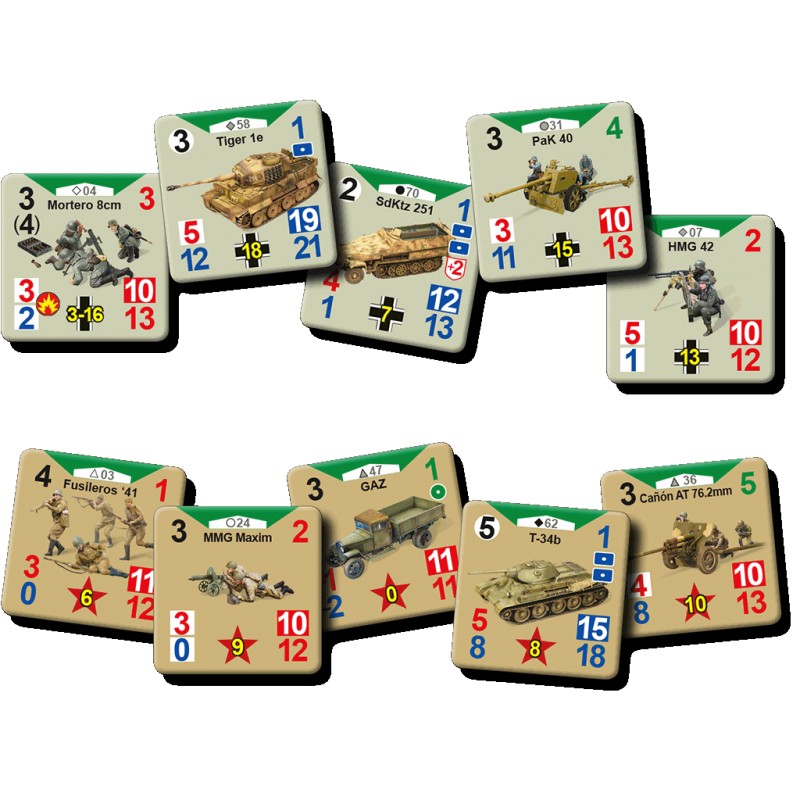 CONFLICT OF HEROES TORMENTAS DE ACERO KURKS 1943 EN ESPAÑOL