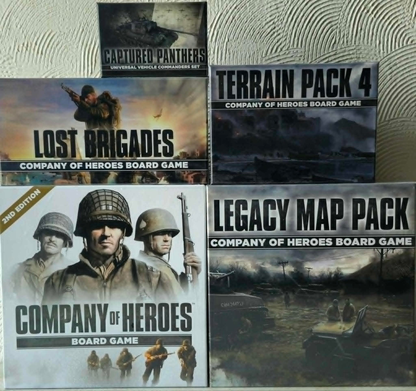 Company of Heroes 2nd Edition Bundle 5 Items - Juego de estrategia táctico Quantum Boardgames