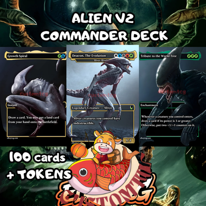 ALIEN SLIVERS - MTG COMMANDER PROXY