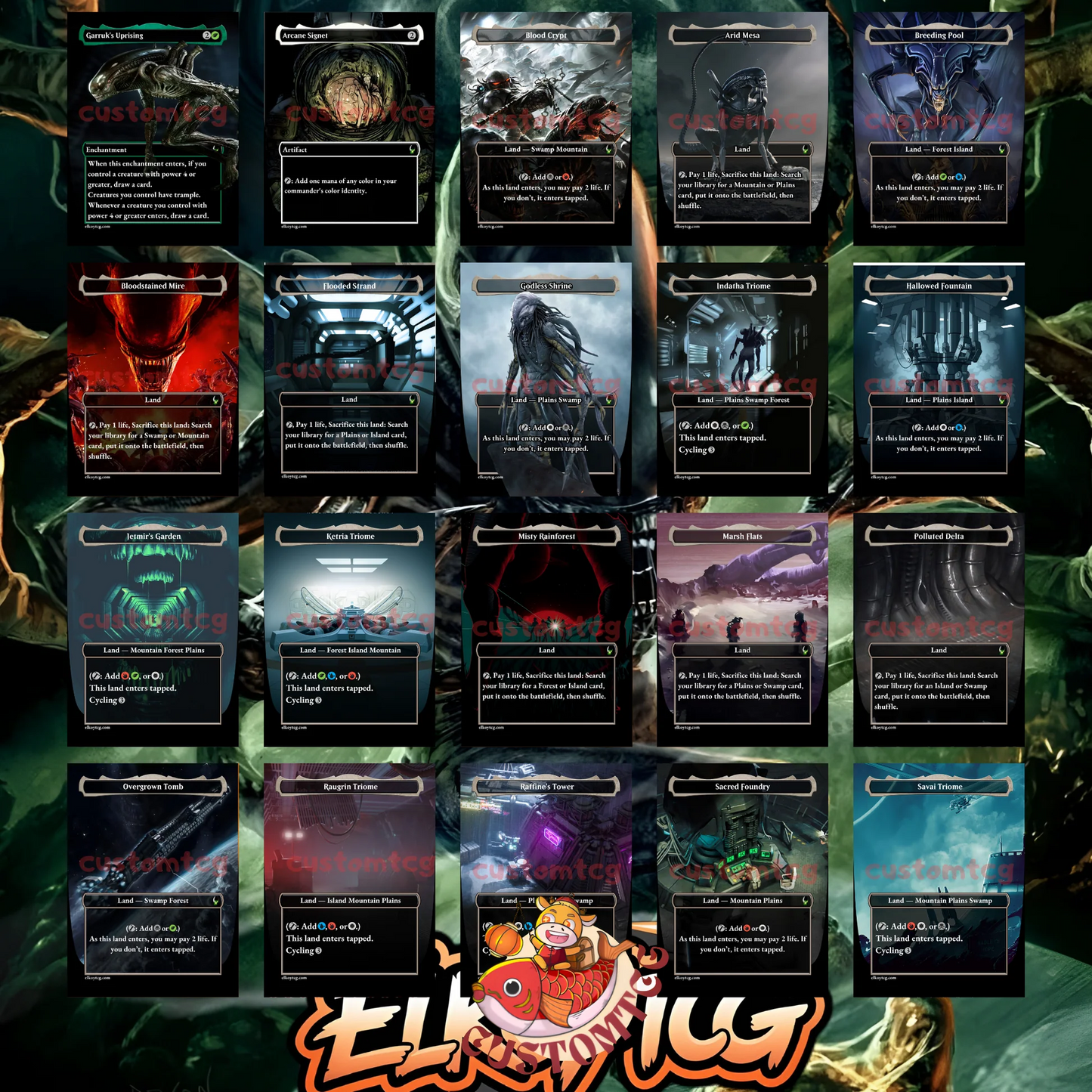 ALIEN SLIVERS - MTG COMMANDER PROXY