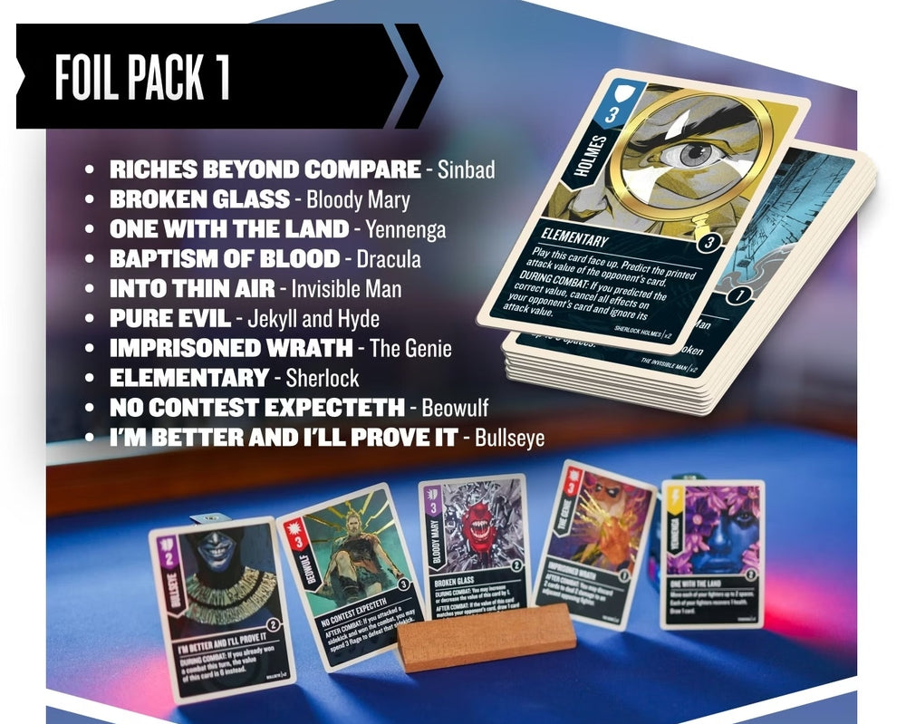 Unmatched: Foil Pack 1 - 10 foils – Inglés