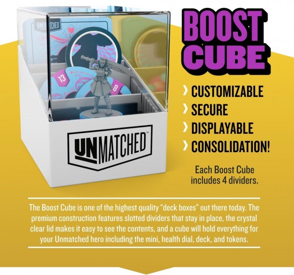 Unmatched: Battle Box - Matrix with White Cubes
