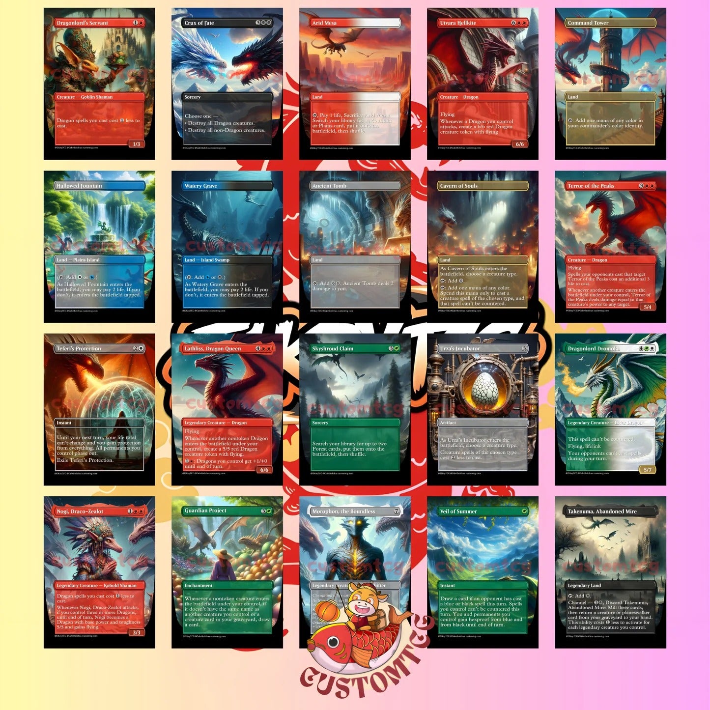 THE UR DRAGON - MTG COMMANDER PROXY