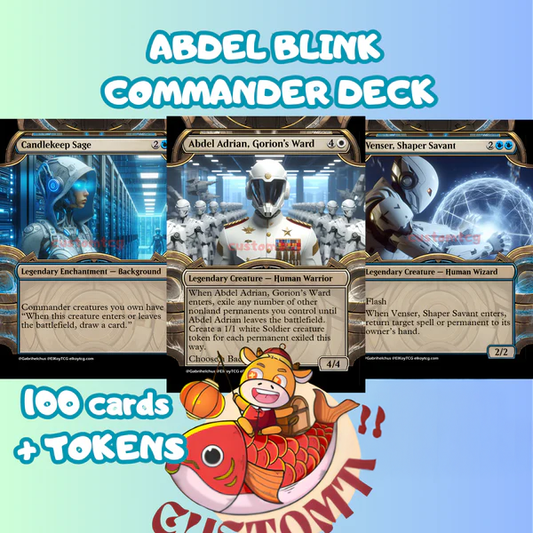 ABDEL BLINK - MTG COMMANDER PROXY