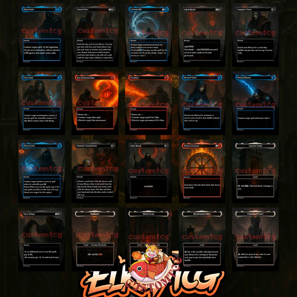 THE DARK LORD - MTG COMMANDER PROXY