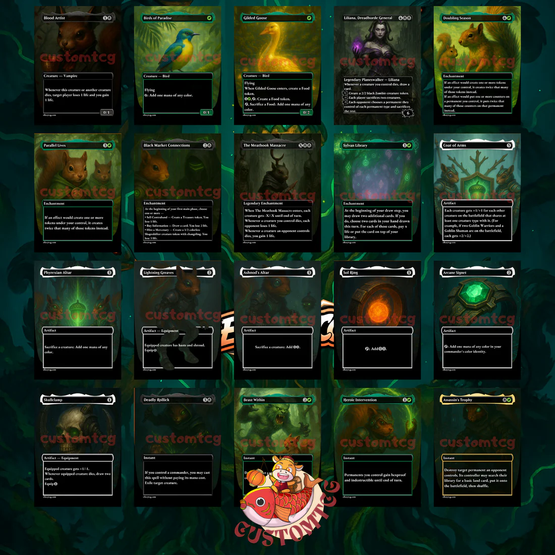 CHATTERFANG - MTG COMMANDER PROXY