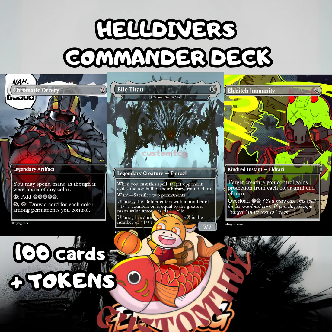 ELDRAZI HELLDIVERS - MTG COMMANDER PROXY