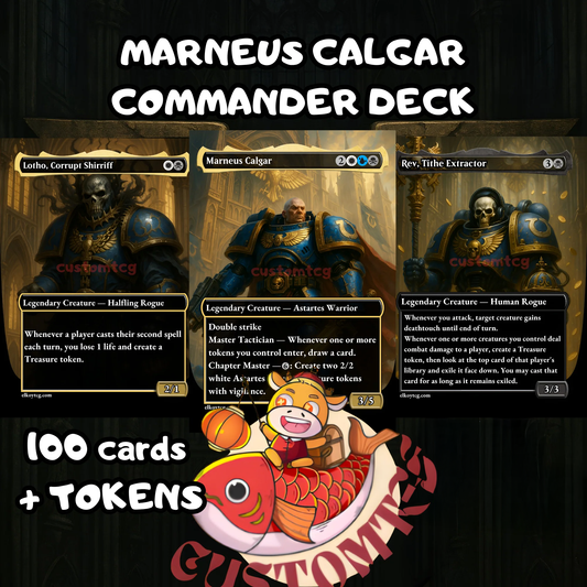 MARNEUS CALGAR  SPACE MARINES - MTG COMMANDER PROXY