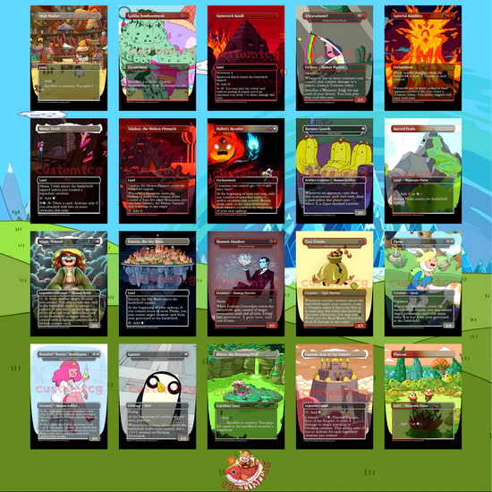 ADVENTURE TIME - MTG COMMANDER PROXY