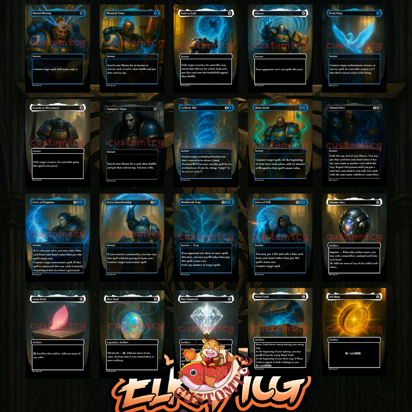 MARNEUS CALGAR  SPACE MARINES - MTG COMMANDER PROXY