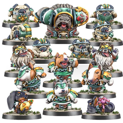 GREEBO BLOOD BOWL IMPERIAL TOUCHOUNDS (IMPERIAL NOBILITY) TEAM BUNDLE