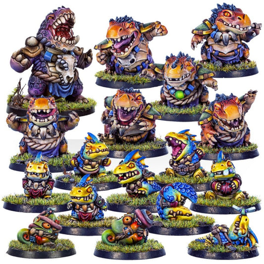 GREEBO BLOOD BOWL KROGLING (LIZARDMAN) TEAM BUNDLE