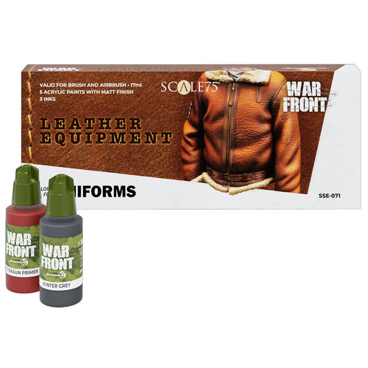 SCALE 75 LEATHER EQUIPMENT PAINT SET