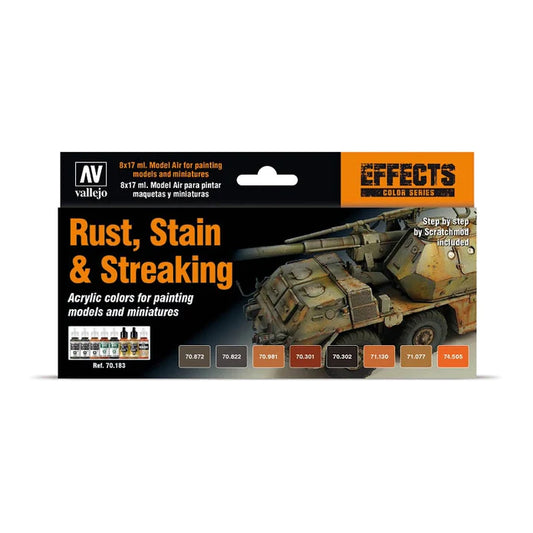 PAINT SET 70.183 RUST, STAIN AND STREAKING SET