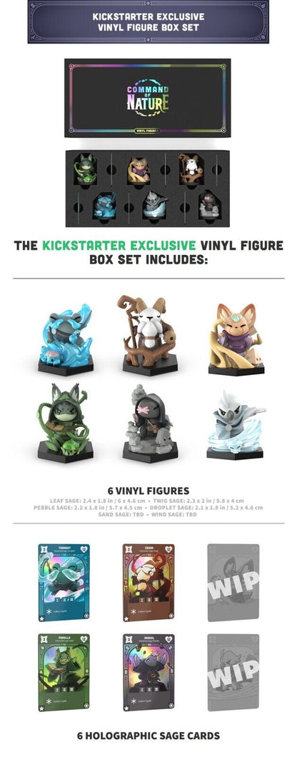 COMMAND OF NATURE EXCLUSIVE DELUXE BUNDLE + VINYL FIGURE BOX (7 ITEMS)