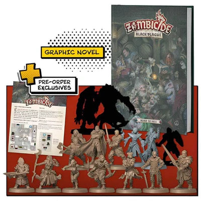 ZOMBICIDE BLACK PLAGUE COMIC BOOK 2 KICKSTARTER (2 ITEMS)