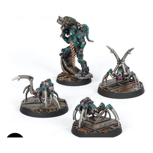 NECROMUNDA VAN SAAR CHAMPION IN CARAPACE WITH CYBERACHNIDS FORGE WORLD