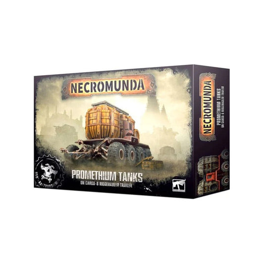 NECROMUNDA PROMETHIUM TANKS ON CARGO 8 TRAILER