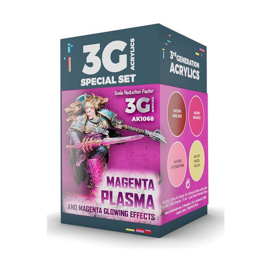 WARGAME COLOR SET MAGENTA PLASMA AND GLOWING EFFECTS