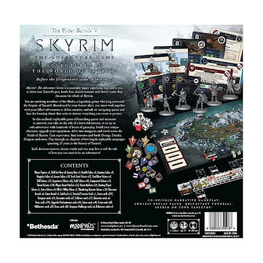 THE ELDER SCROLLS SKYRIM  ADVENTURE BOARD GAME