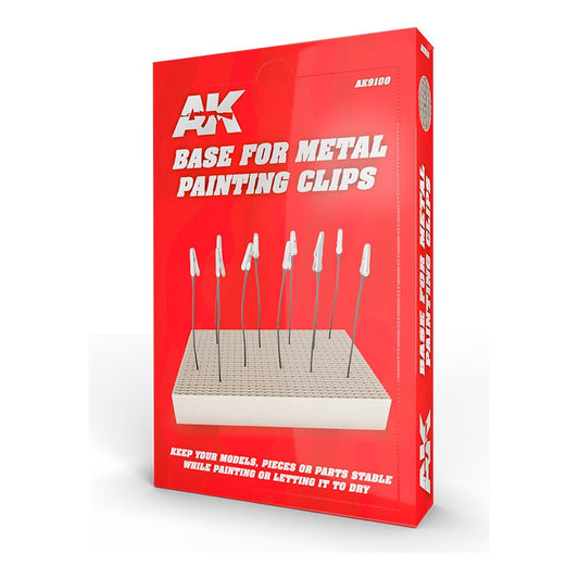 BASE FOR METAL PAINTING CLIPS