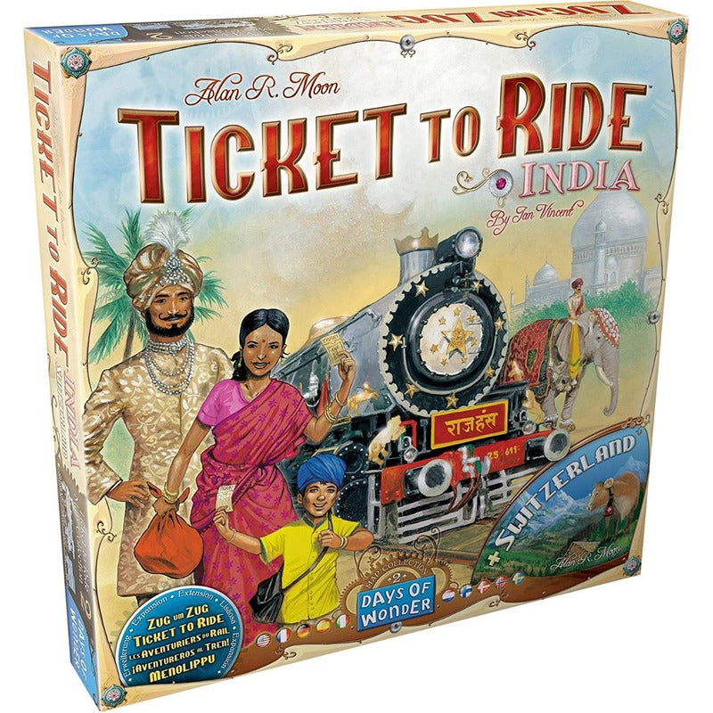 TICKET TO RIDE INDIA MAP COLLECTION 2 EXPANSION