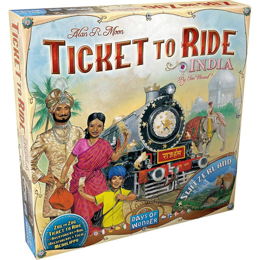 TICKET TO RIDE INDIA MAP COLLECTION 2 EXPANSION