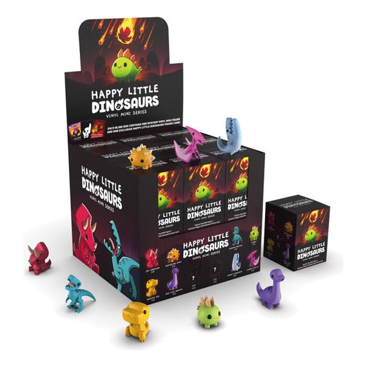 HAPPY LITTLE DINOSAURS VINYL MINIS DISPLAY (18 BOXES)