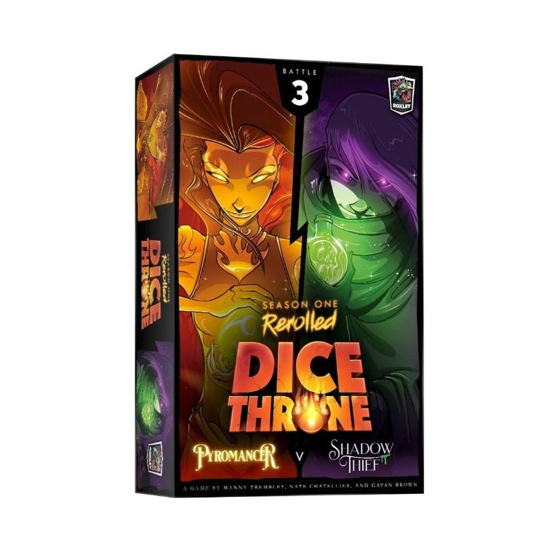 DICE THRONE SEASON ONE BOX 3 PYROMANCER VS SHADOW THIEF