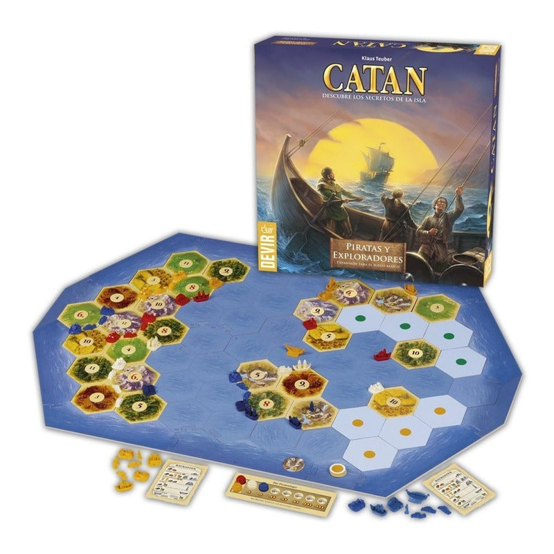 CATAN PIRATAS Y EXPLORADORES EXPANSION EN ESPAÑOL